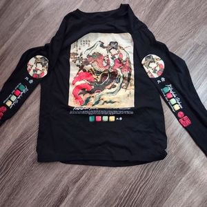 Fresh laundry Japanese long sleeve shirt